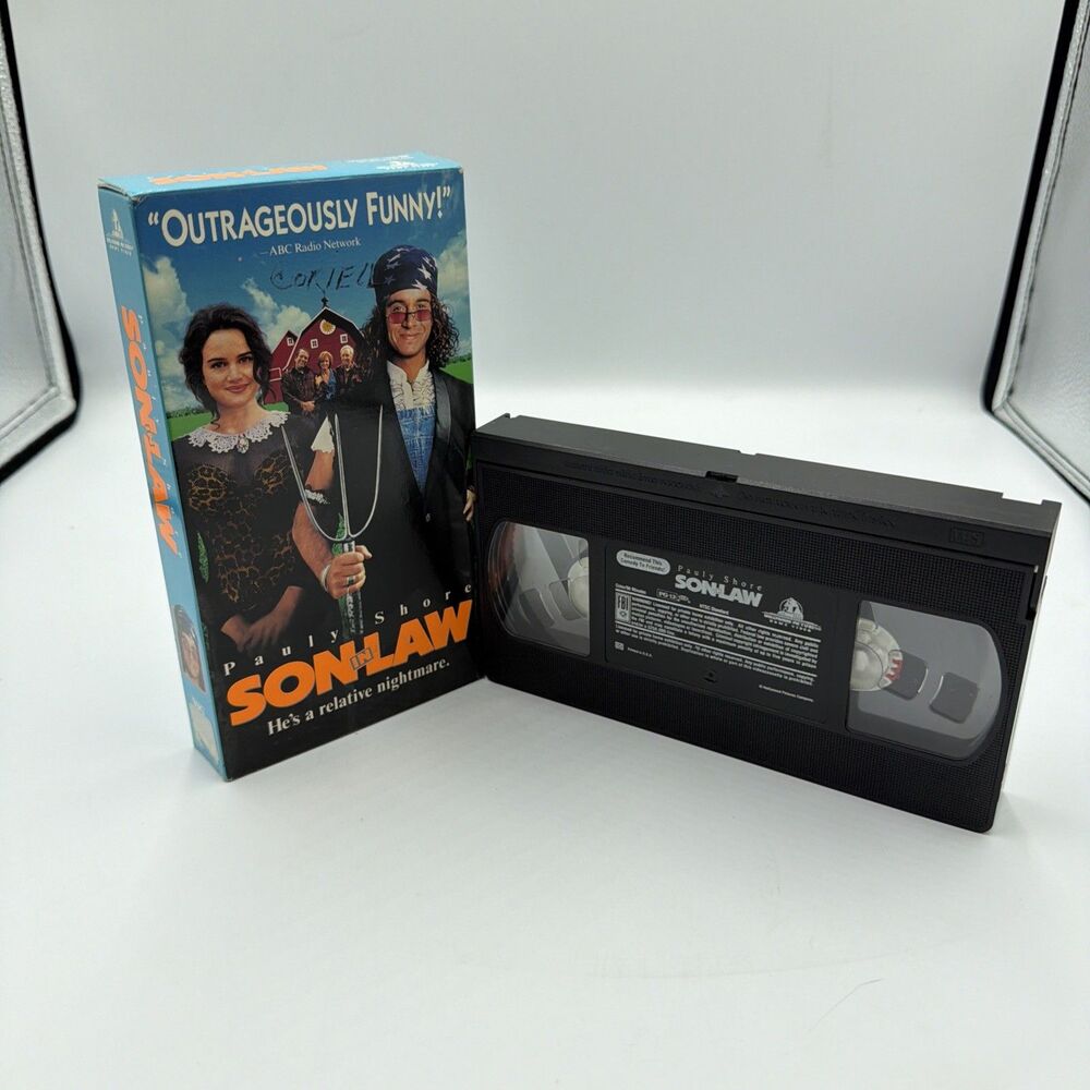 Son In Law VHS Pauly Shore Comedy Movie 1993 Boxed Tape Original 90s Good Copy